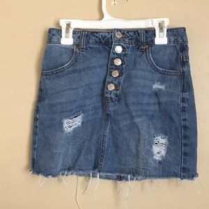 jean skirt